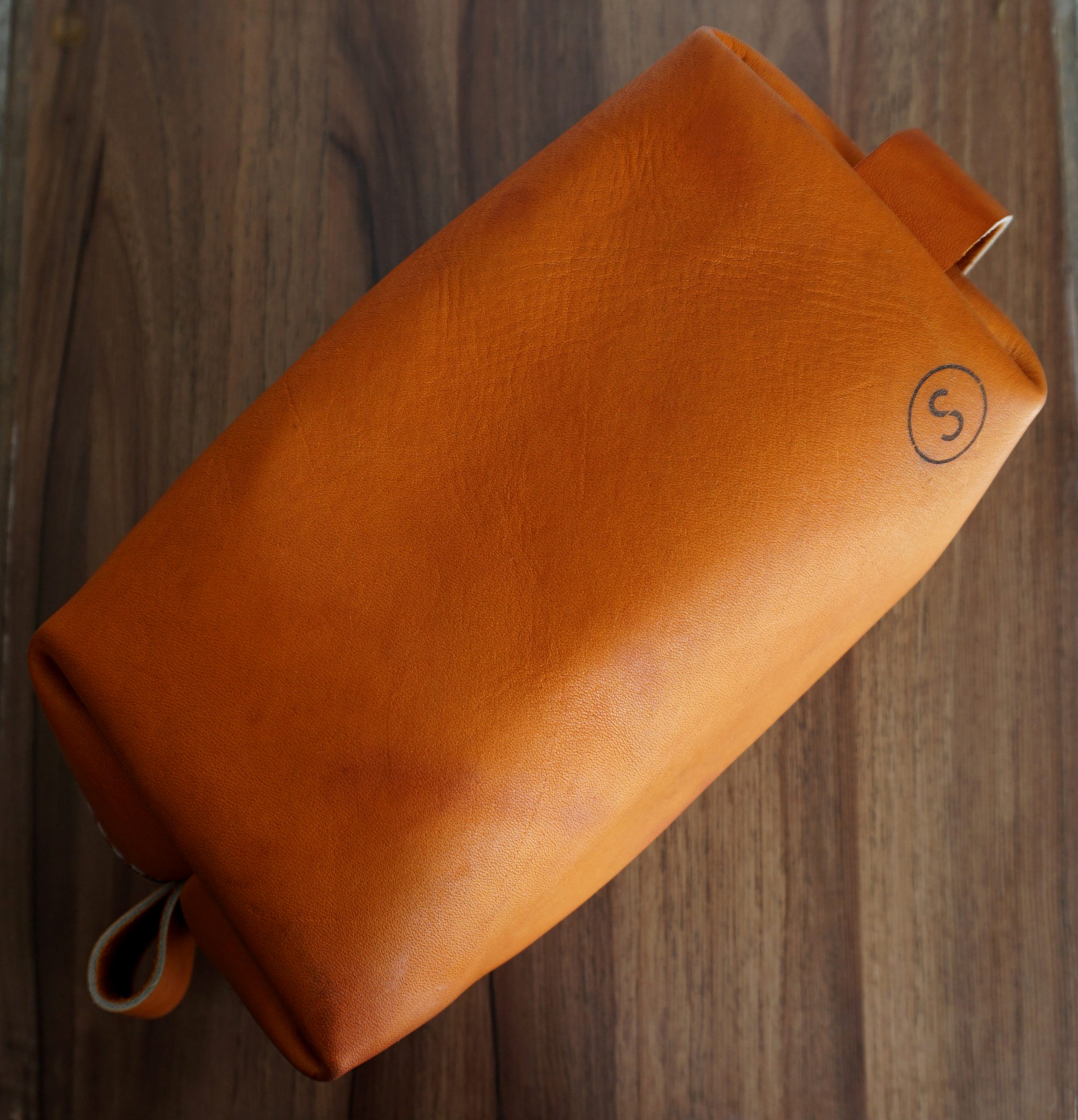 Neceser de piel Vintage para caballero - Sarielle